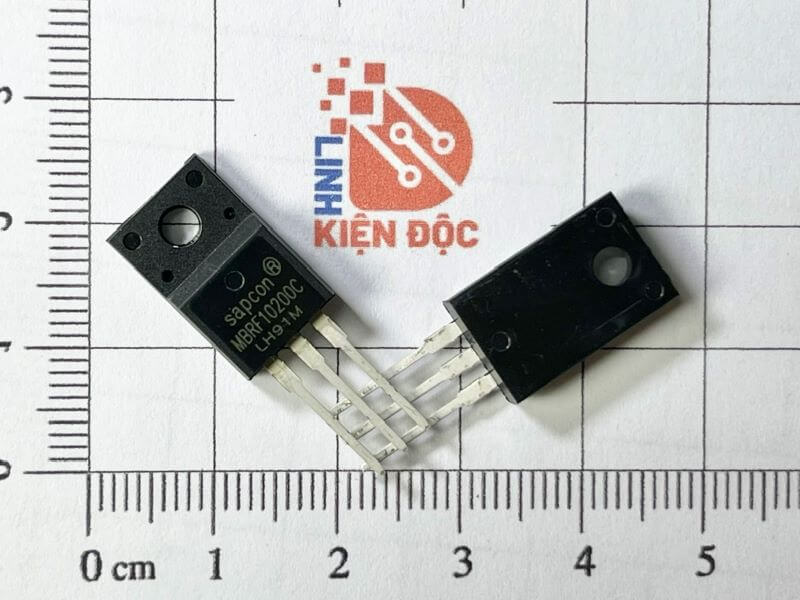 MBRF10200C Diode Schottky kép 10A 200V TO-220F - Ảnh 5