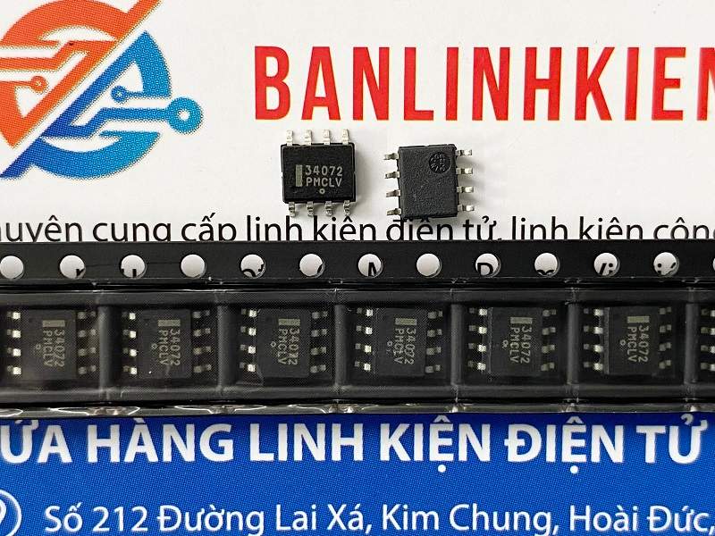 34072 MC34072 IC Op-Amp SOP-8 - Linh Kiện Độc