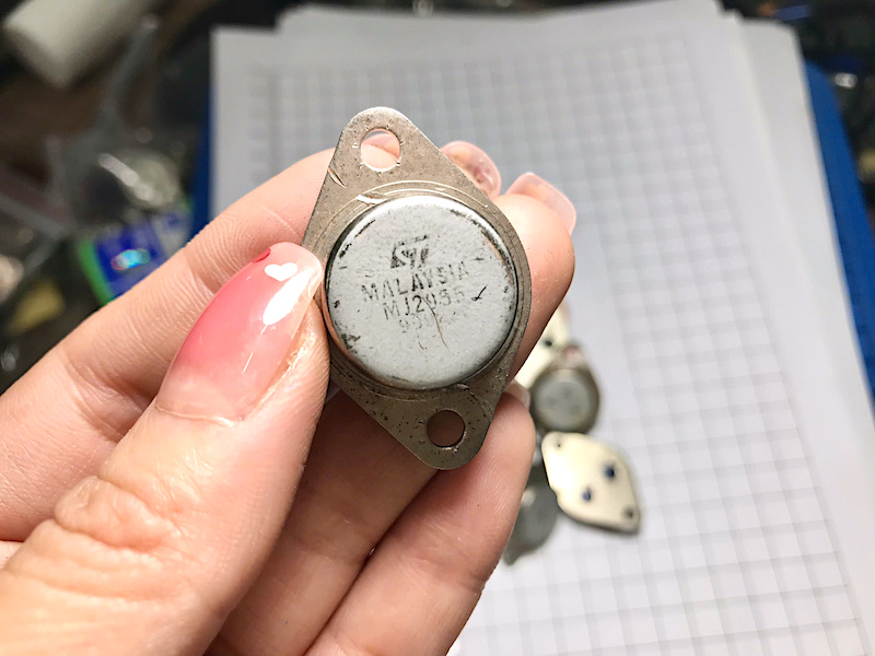 MJ2955 PNP Transistor 15A 60V TO-3 (Tháo Máy)