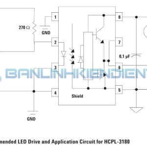 Mạch điều khiển LED và ứng dụng được đề xuất cho HCPL-3180