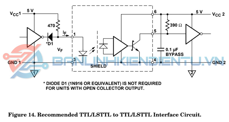 Mạch giao diện TTL_LSTTL được đề suất đến TTL_LSTTL.
