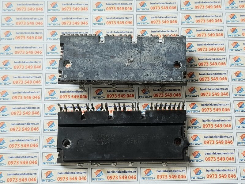 PS21867-AP PS21867-P Module IGBT Mitsubishi 30A 600V (tháo máy) - Ảnh 2