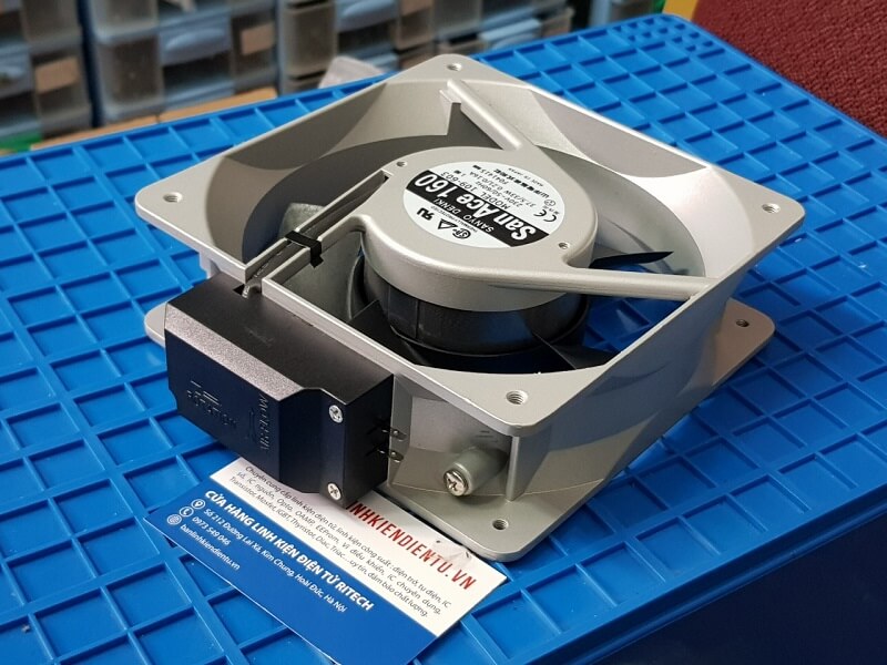 Quạt tản nhiệt SANYO DENKI 109-603 230V 0.21/0.16A 160x160x51mm - Ảnh 3