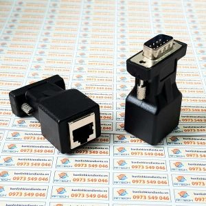 RJ45/RS232 đầu ra cáp mạng 232 dòng RJ45 đực sang DB9 (đầu đực)