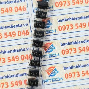 Diode xung RS1M DO-214AC 1A 1000V ( FR107 SMD)