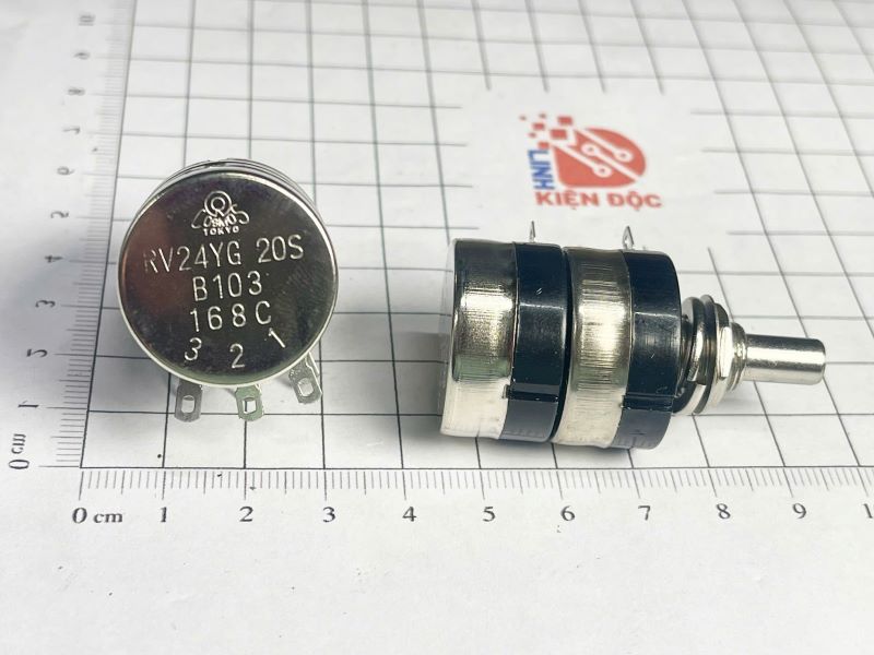 Biến trở đôi TOCOS RV24YG 20S 10K B103 2W