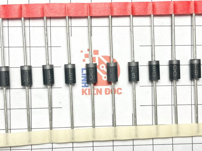 SB5100 5100 Diode Schottky 5A 100V DO-201AD - Ảnh 2