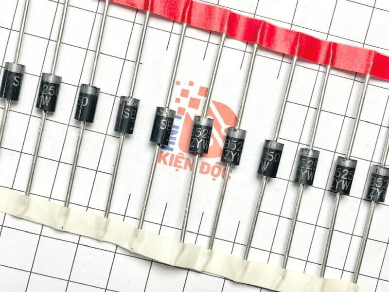 SB5250 SR5250 Diode Schottky 5A 250V DO-201AD - Ảnh 7