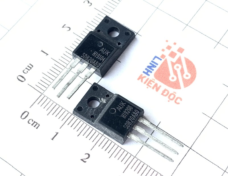 SDB20A80 SDB20A80C H19104 DIODE SCHOTTKY 80V 20A TO-220F tháo máy - Ảnh 4