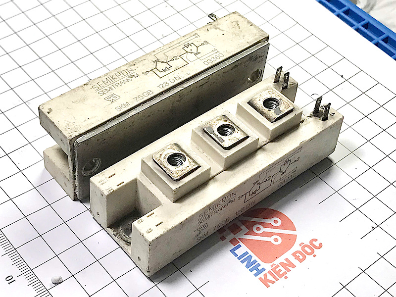 SKM75GB128DN Module IGBT 75A 1200V tháo máy - Ảnh 3