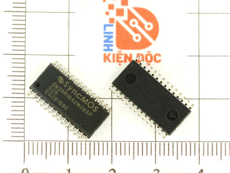 SM39R16A2W28SP, SM39R16A2 SyncMOS IC Vi điều khiển 8-Bit SOP-28 - Ảnh 4