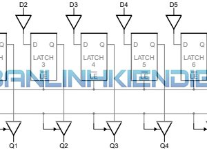 Sơ đồ Logic IC 74HC573N