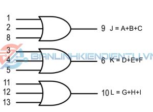 Sơ đồ Logic IC CD4075BM