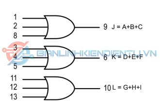 Sơ đồ Logic IC CD4075BM
