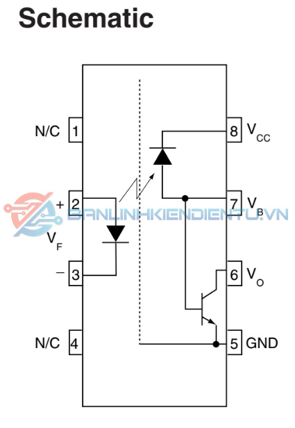 Sơ đồ cấu tạo 6N136