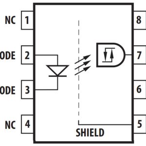Sơ đồ cấu tạo A2211 HCPL-2211