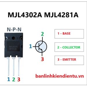 Sơ đồ chân MJL4281 MJL4302