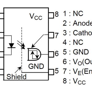 Sơ đồ chân Opto TLP558