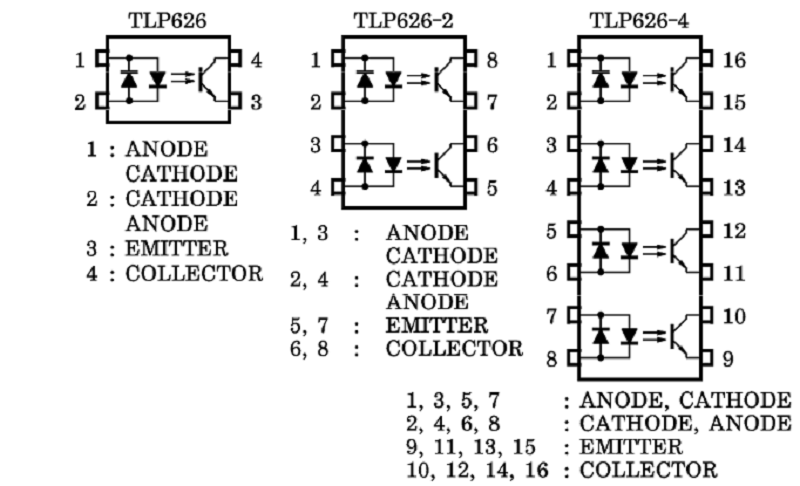 TLP626-1, P626 Opto DIP-4 - Ảnh 5