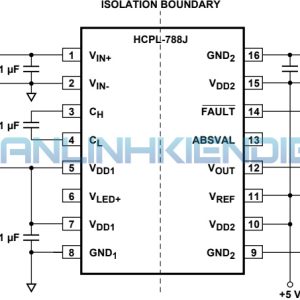Sơ đồ đấu nối chân với đầu ra đầu vào A788J