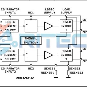 Sơ đồ khối cấu tạo IC L6219