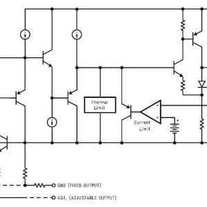 Sơ đồ khối cấu tạo IC LM1117T-5.0