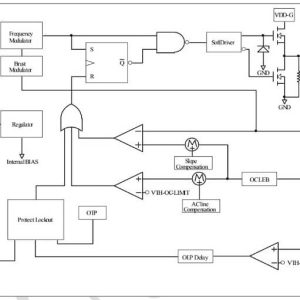 Sơ đồ khối cấu tạo IC TMF0165