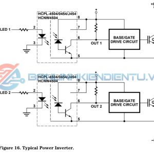 Sơ đồ mạch điện biến tần điển hình A4504