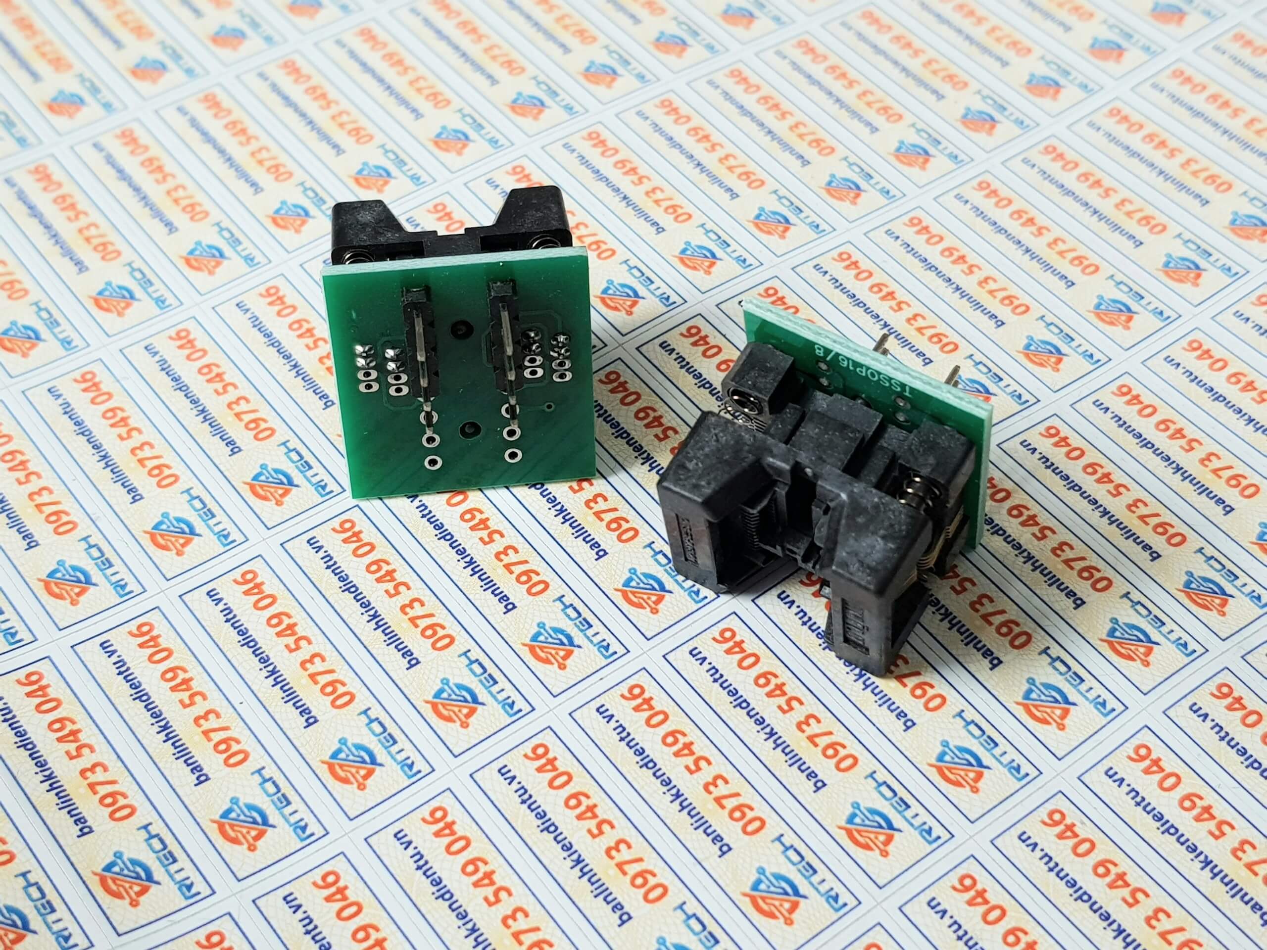 Socket Đổi Chân IC TSSOP-8 0.65mm Sang DIP-8 2.54mm - Ảnh 2