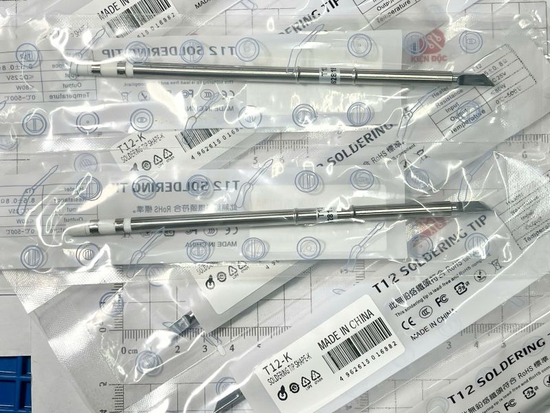 Lõi hàn nhiệt, đầu mỏ hàn T12-K - Ảnh 2