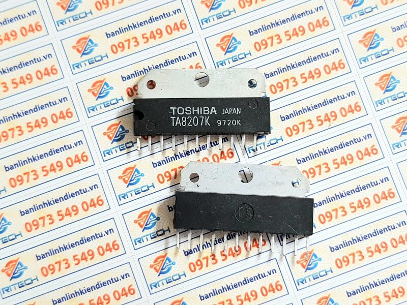 TA8207K TA8207 8207 IC Khuếch Đại Zip-12 hàng tháo máy - Ảnh 2