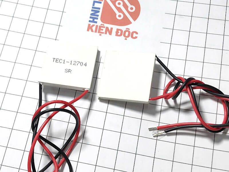 Sò nóng lạnh TEC1-12704 40W kích thước 30x30x3.3mm