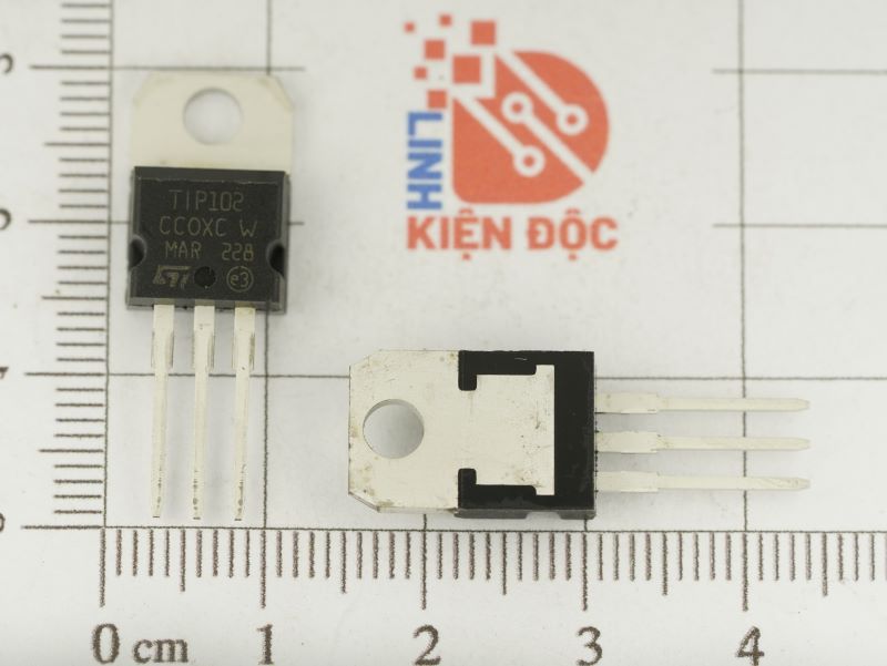 TIP102 Transistor Darlington NPN 8A 100V TO-220 chính hãng ST - Ảnh 4