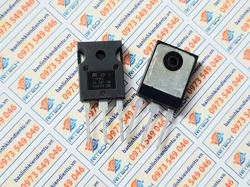 TIP36CW TIP36C Transistor PNP 100V/25A TO-247 - Ảnh 2