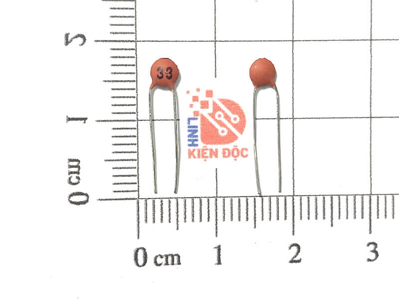 Tụ gốm 33pF 50V (túi 10c) - Ảnh 2
