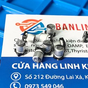 Tụ nhôm 4.7uF 35V kích thước 4×5.4mm