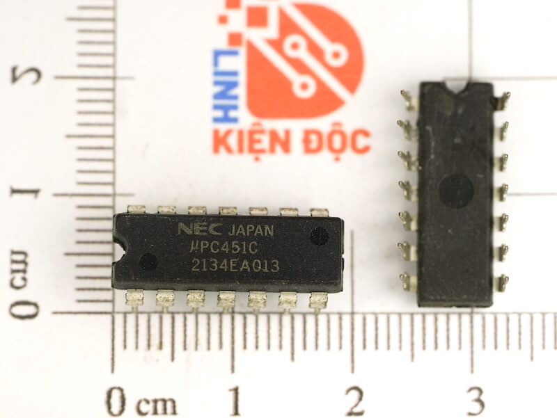 UPC451C C451C IC thuật toán DIP-14 - Ảnh 3