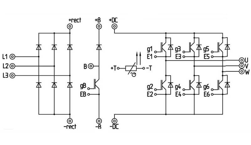 SKIIP35NAB126V1 IGBT SEMIKRON 50A-1200V - Ảnh 4