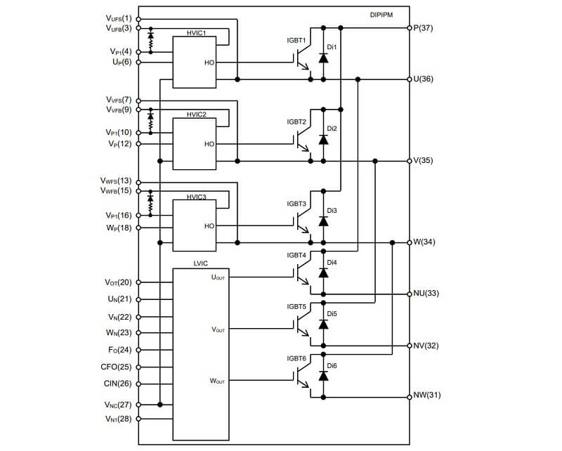 PSS30S71F6 Module IGBT 30A/600V - Ảnh 3