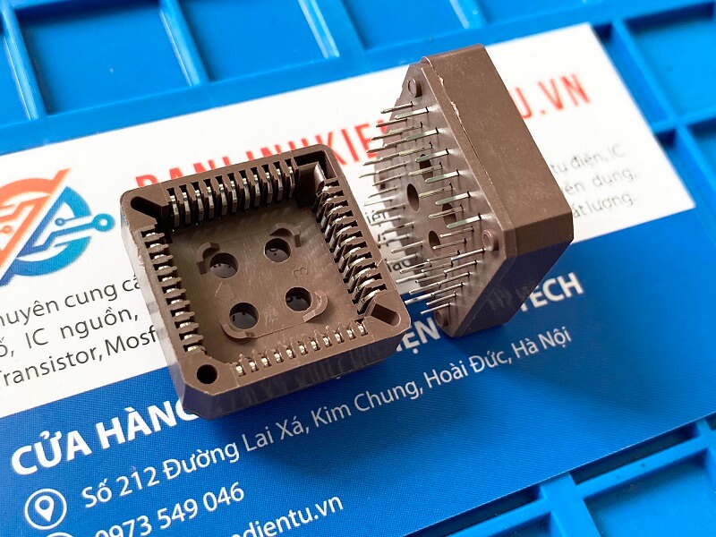 Đế IC vuông 44 chân cắm PLCC44