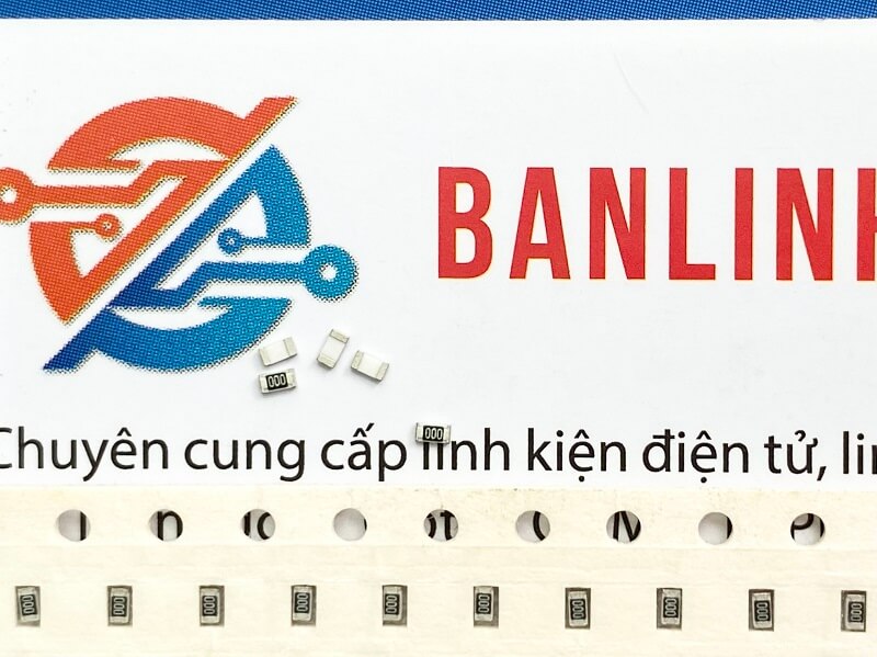 Điện trở dán 0603 5.1M 1% (dây 50c)