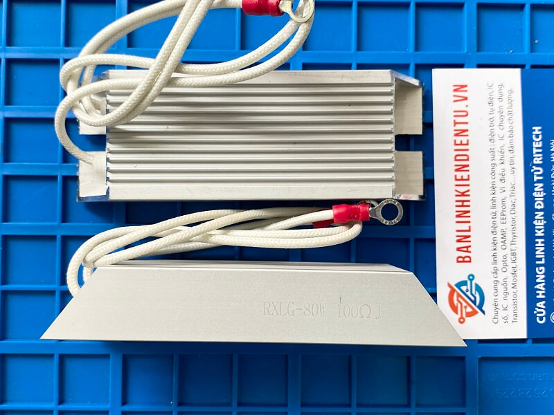 Điện trở xả vỏ nhôm RXLG 80W 100R - Ảnh 4