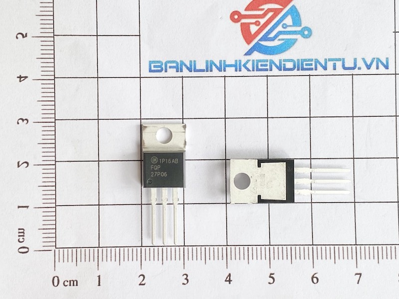 Mosfet FQP27P06 27P06 27N06 kênh P 27A 60V To-220 - Linh Kiện Độc