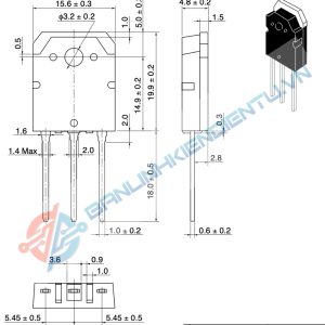 kích thước 2SK2221