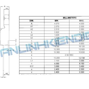 kích thước 9NM60N