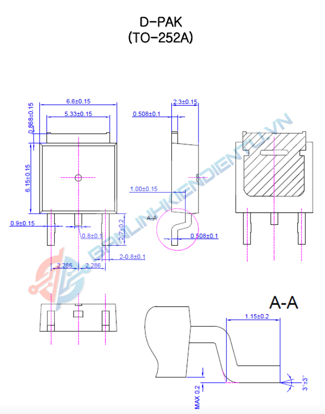 kích thước D80R670