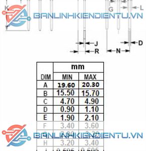 kích thước của IXTQ22N50P