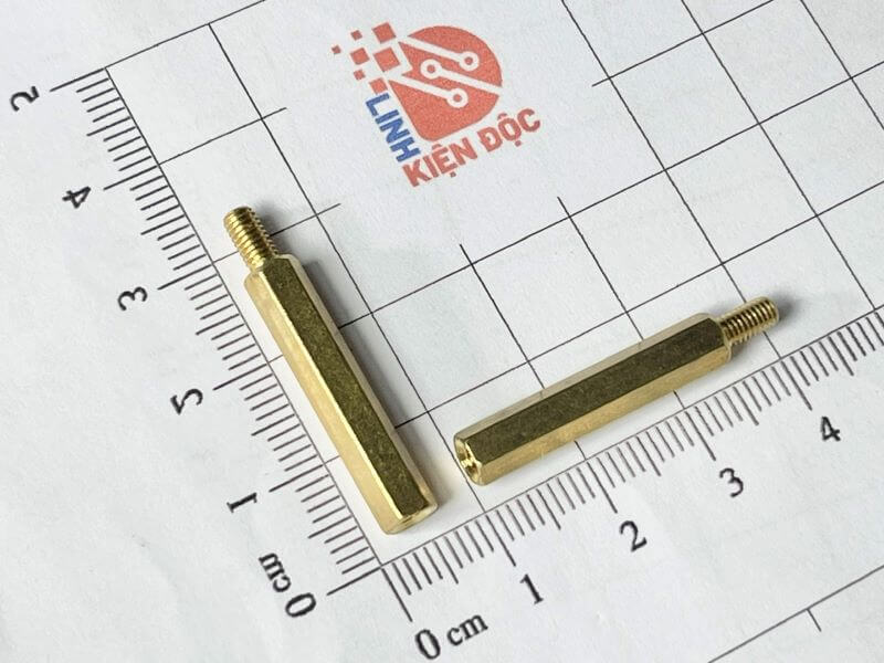 Cọc đồng Đực cái M3 25mm M3X25+6 - Ảnh 3