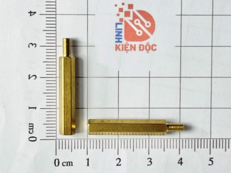 Cọc đồng Đực cái M3 25mm M3X25+6