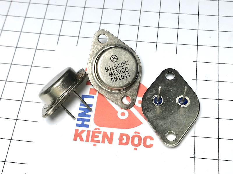 MJ15025, MJ15025G Transistor PNP 16A 250V TO-3 (Tháo Máy) - Ảnh 4